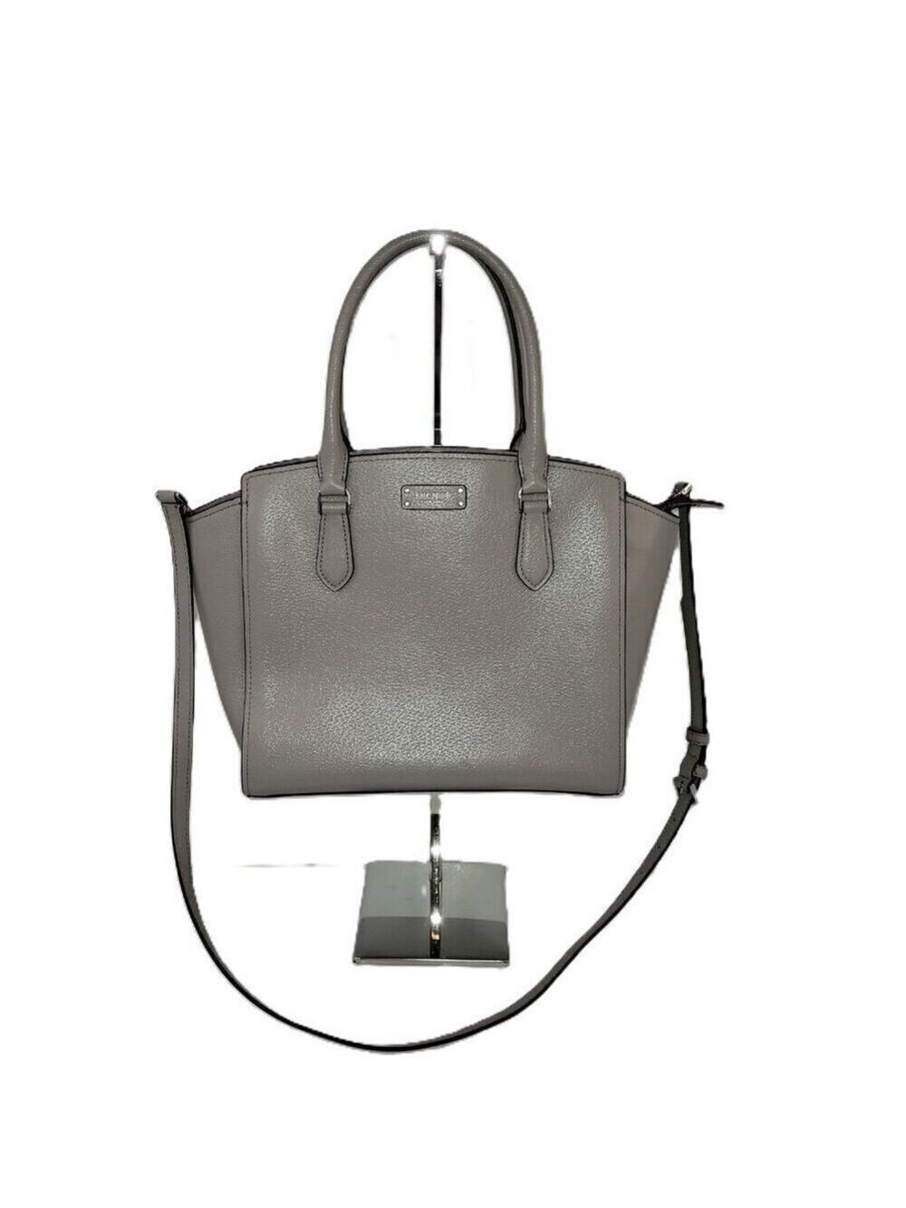 Kate Spade Jeanne Medium Leather Satchel Soft Taupe Women's Purse NWOT